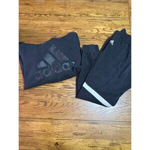 Adidas Mens medium M tracksuit hoodie pants